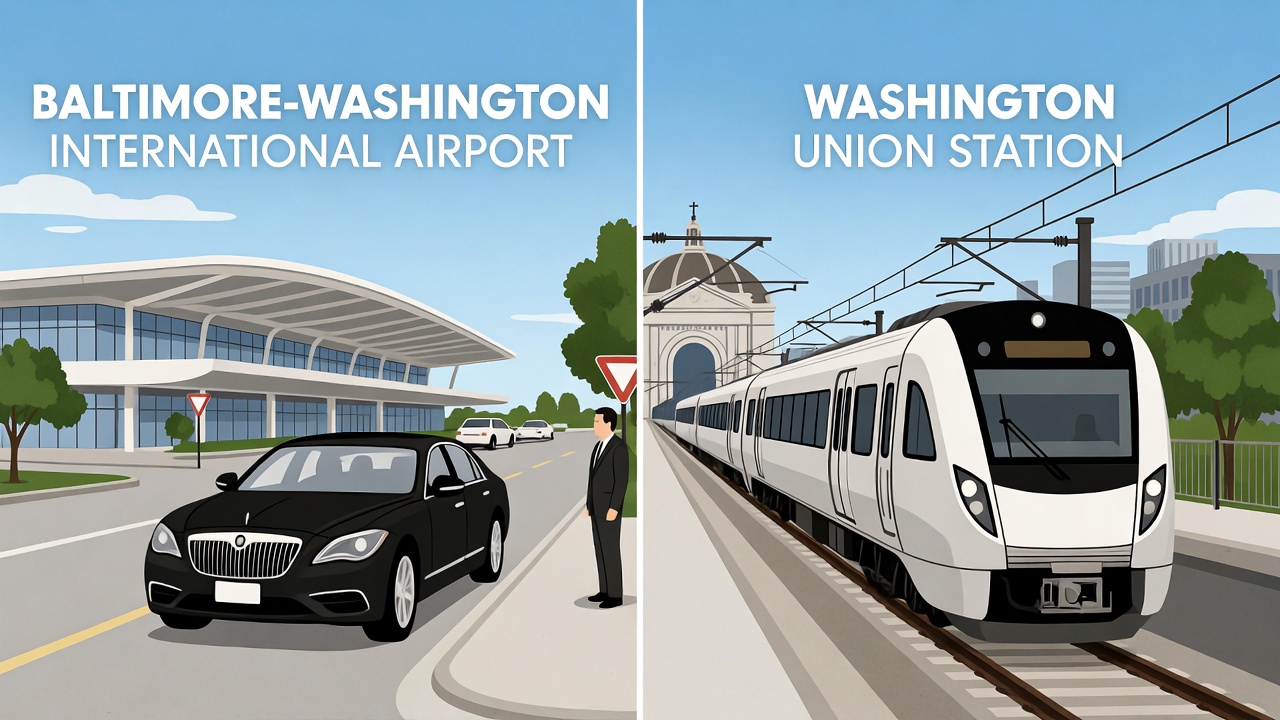 What’s the Best Way to Get to DC from Baltimore Airport (BWI)?