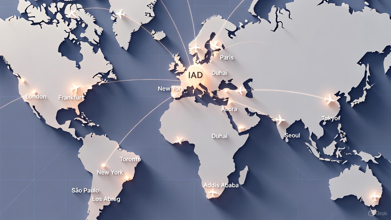 Dulles to the World: Where You Can Fly Nonstop from Washington Dulles International Airport (IAD)