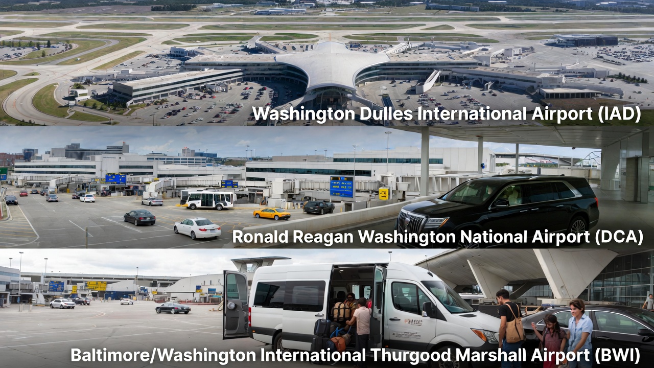 IAD vs. DCA vs. BWI: Which Airport Has the Easiest Pickup & Best Transfer Experience?